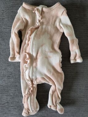 Tie-Dye Waffle Knit One-Piece